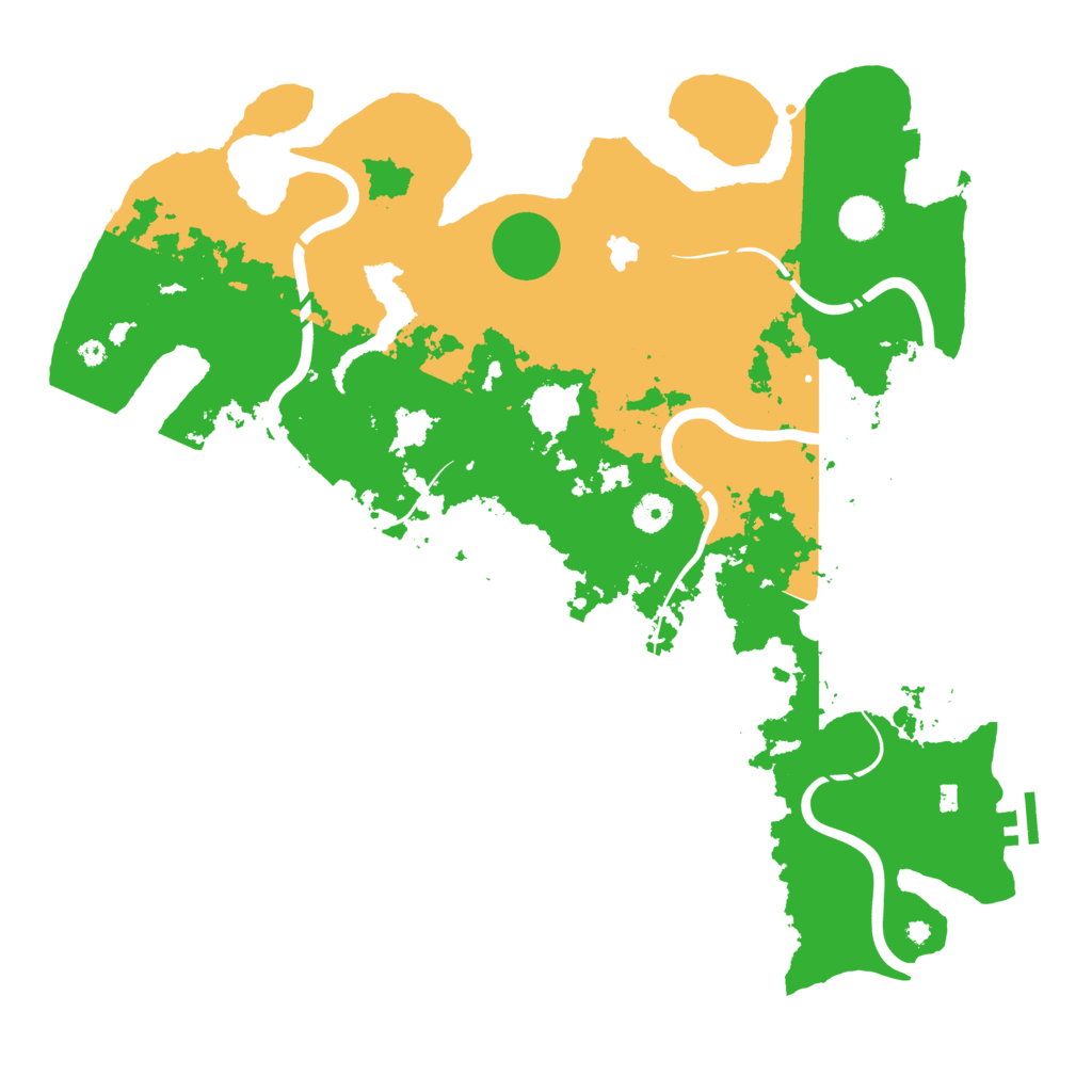 Biome Rust Map: Procedural Map, Size: 4250, Seed: 3698548