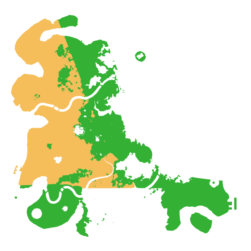 Biome Rust Map: Procedural Map, Size: 4250, Seed: 606041