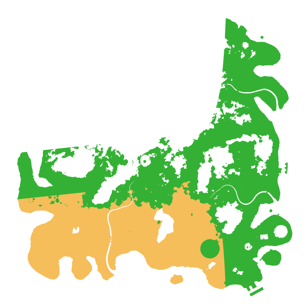 Biome Rust Map: Procedural Map, Size: 4250, Seed: 1433880