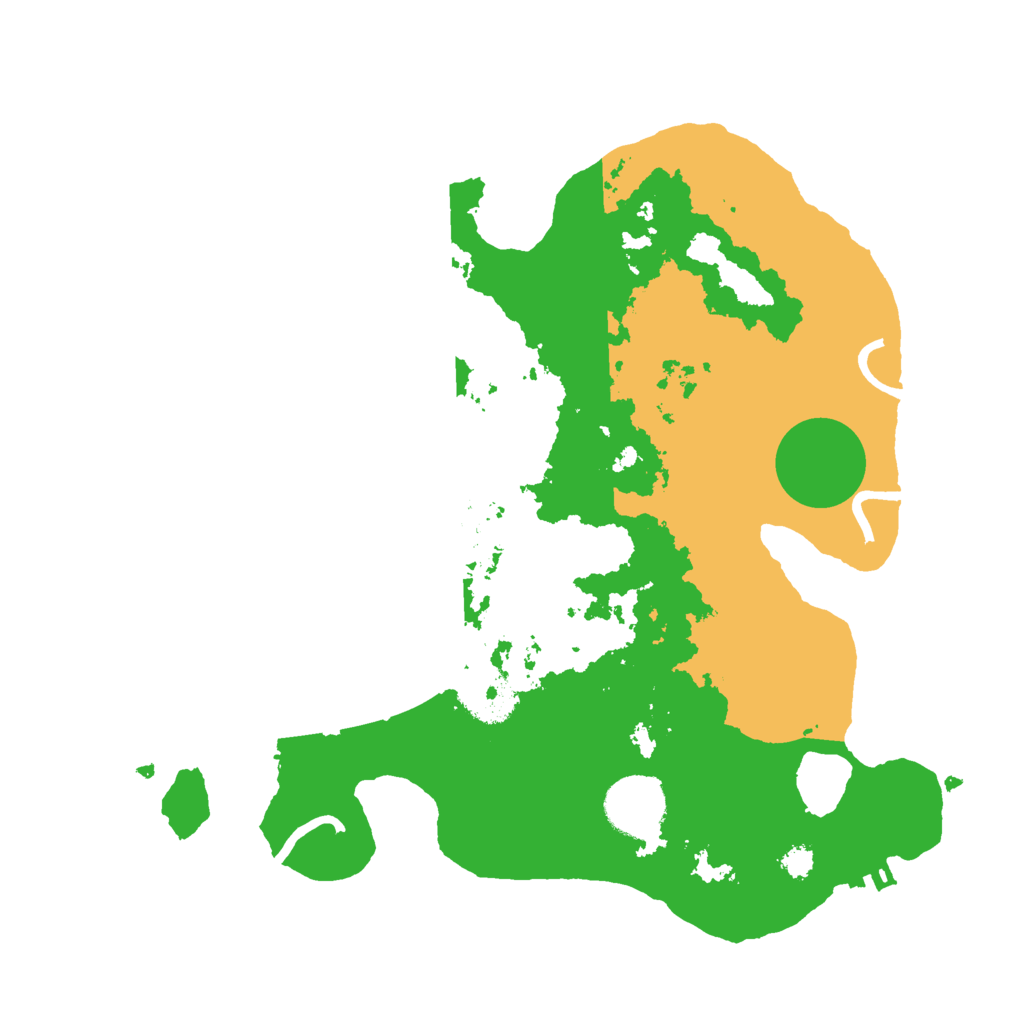 Biome Rust Map: Procedural Map, Size: 3000, Seed: 81