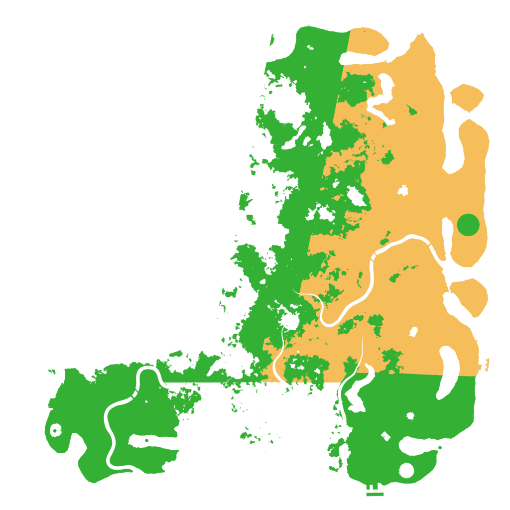 Biome Rust Map: Procedural Map, Size: 6000, Seed: 37324