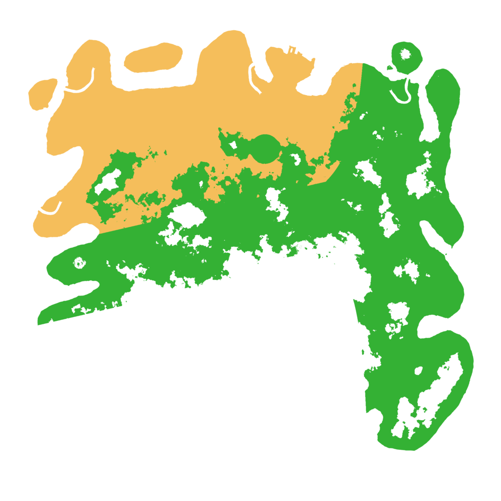 Biome Rust Map: Procedural Map, Size: 4500, Seed: 4382039