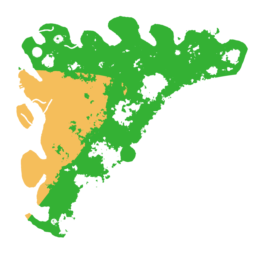 Biome Rust Map: Procedural Map, Size: 4500, Seed: 3036026