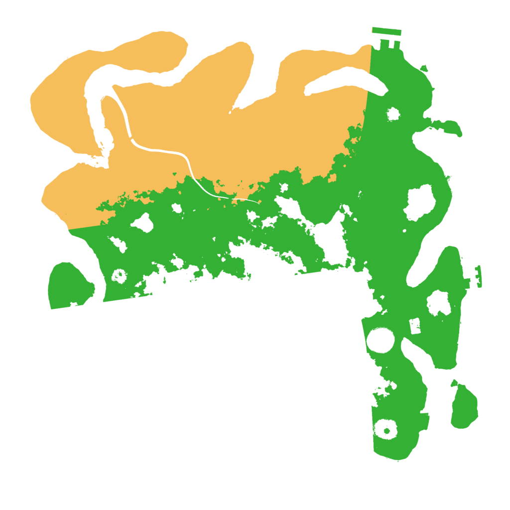 Biome Rust Map: Procedural Map, Size: 3500, Seed: 4638