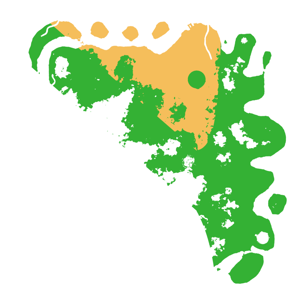 Biome Rust Map: Procedural Map, Size: 4500, Seed: 1229296540