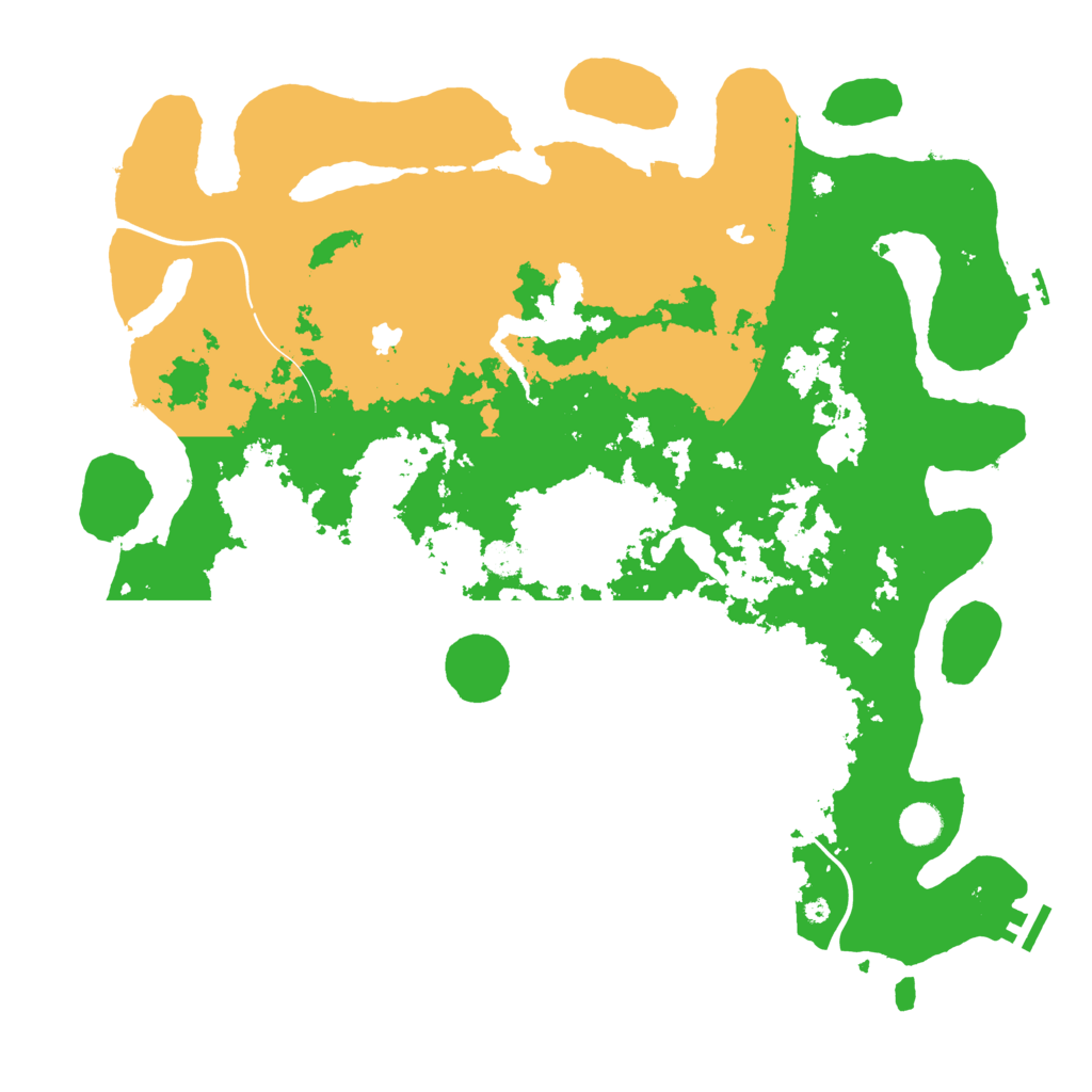 Biome Rust Map: Procedural Map, Size: 4500, Seed: 1539289