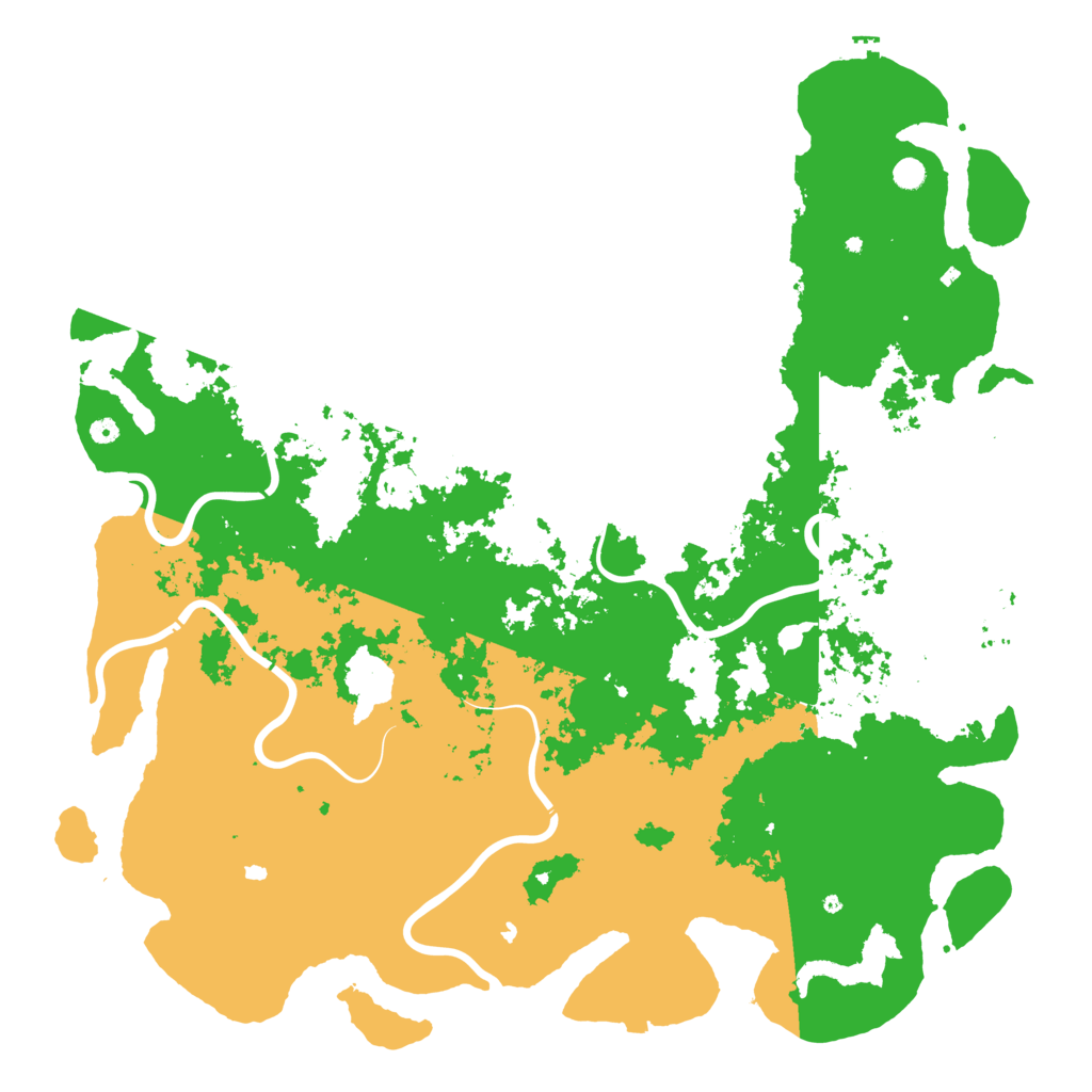 Biome Rust Map: Procedural Map, Size: 6000, Seed: 323612