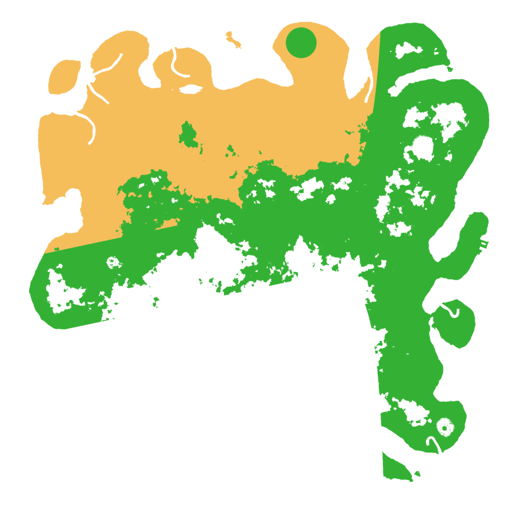 Biome Rust Map: Procedural Map, Size: 4500, Seed: 104174601