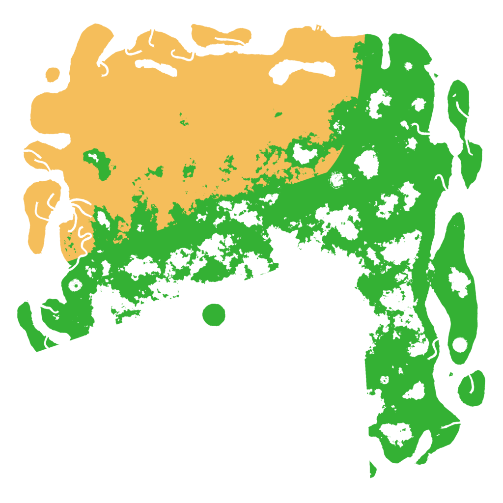 Biome Rust Map: Procedural Map, Size: 6000, Seed: 54987