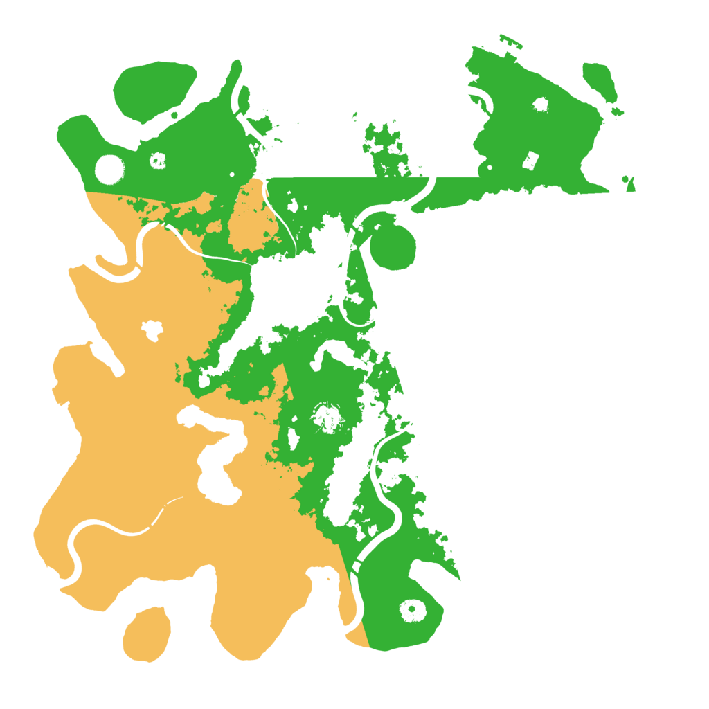 Biome Rust Map: Procedural Map, Size: 4250, Seed: 3069054