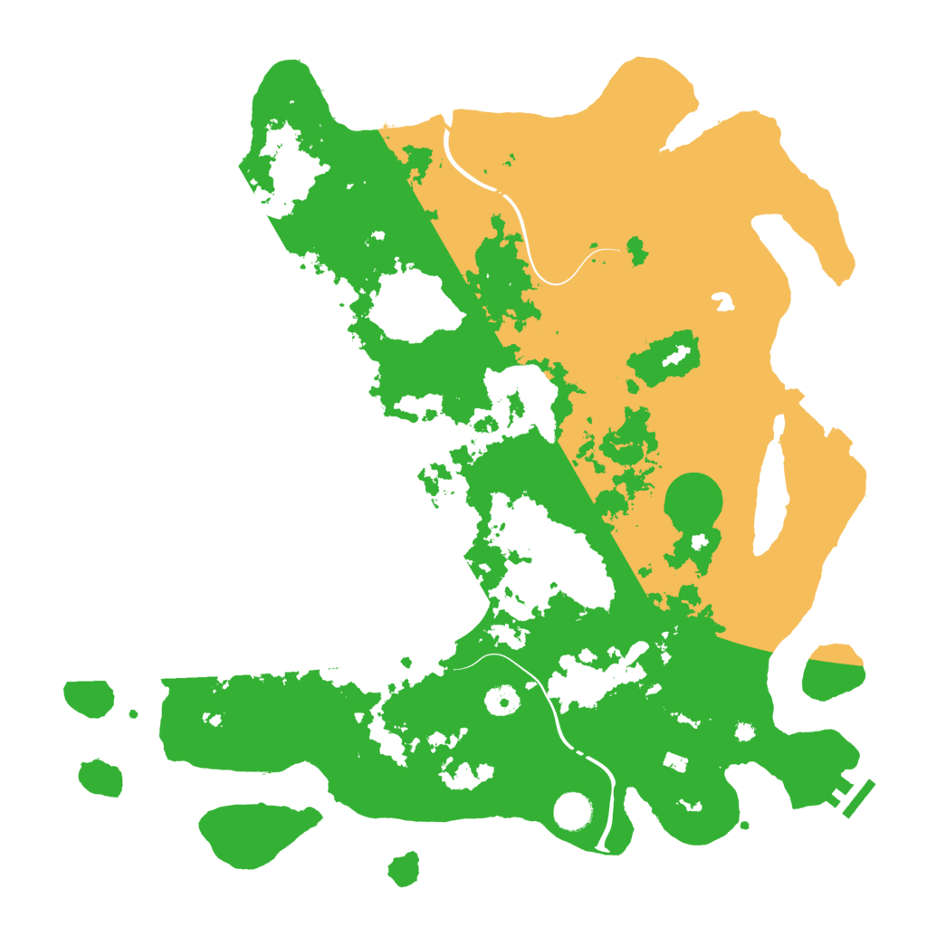 Biome Rust Map: Procedural Map, Size: 4250, Seed: 5242914