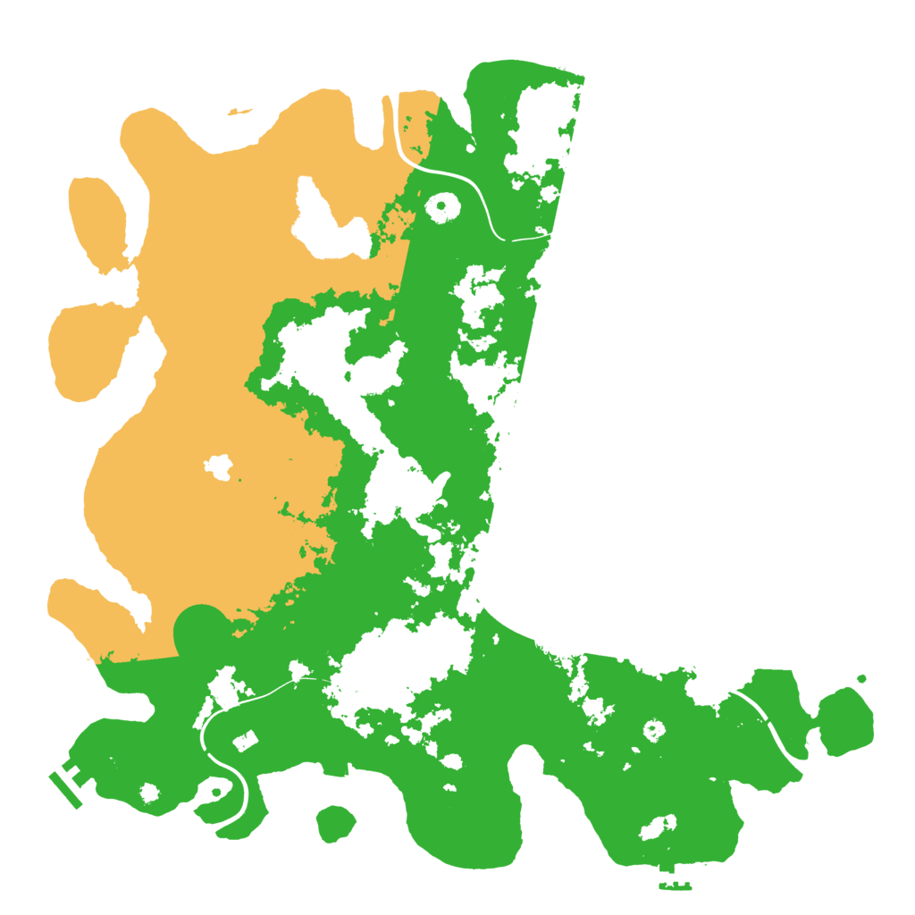 Biome Rust Map: Procedural Map, Size: 4250, Seed: 1780617