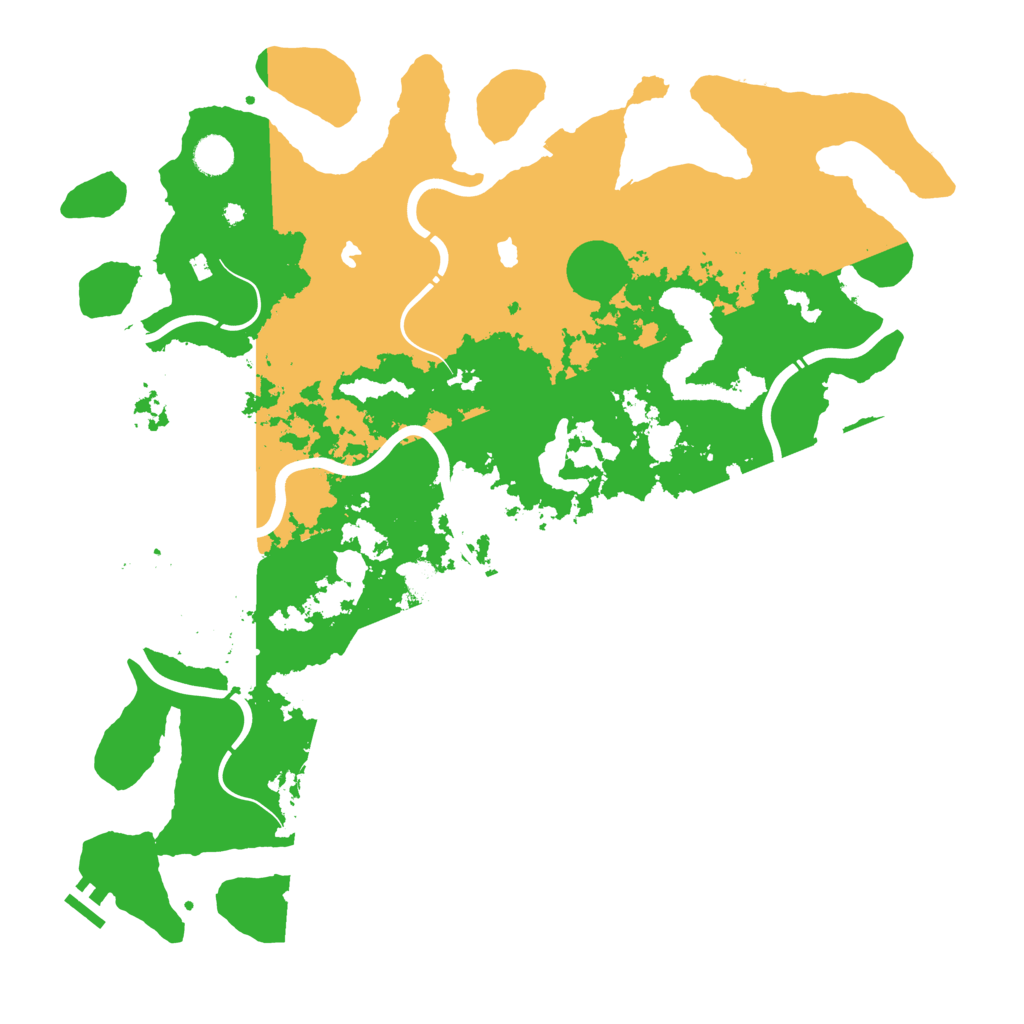 Biome Rust Map: Procedural Map, Size: 4500, Seed: 1088269