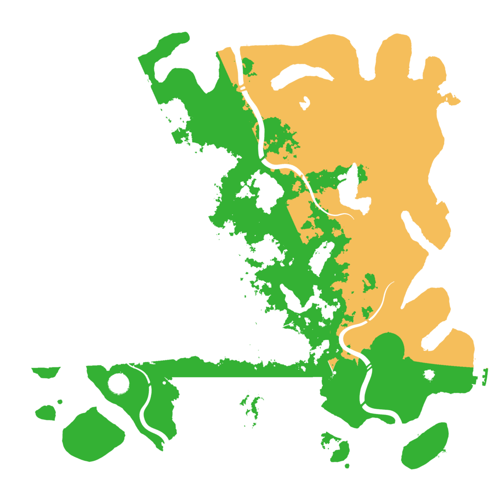 Biome Rust Map: Procedural Map, Size: 4250, Seed: 640217