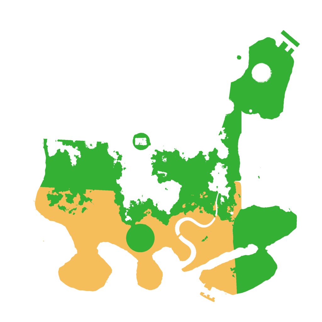 Biome Rust Map: Procedural Map, Size: 3000, Seed: 114873027