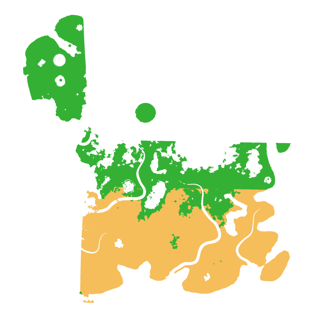 Biome Rust Map: Procedural Map, Size: 4500, Seed: 4060047