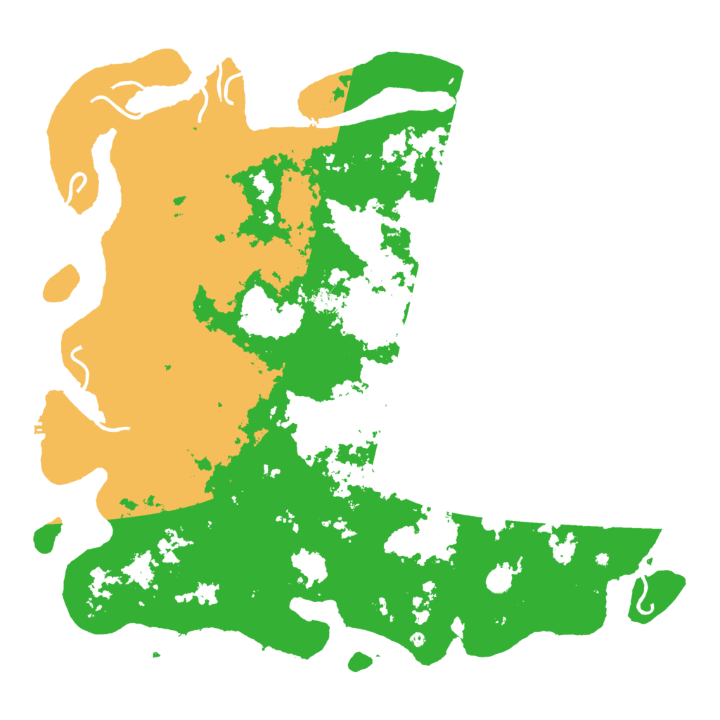 Biome Rust Map: Procedural Map, Size: 5200, Seed: 110335