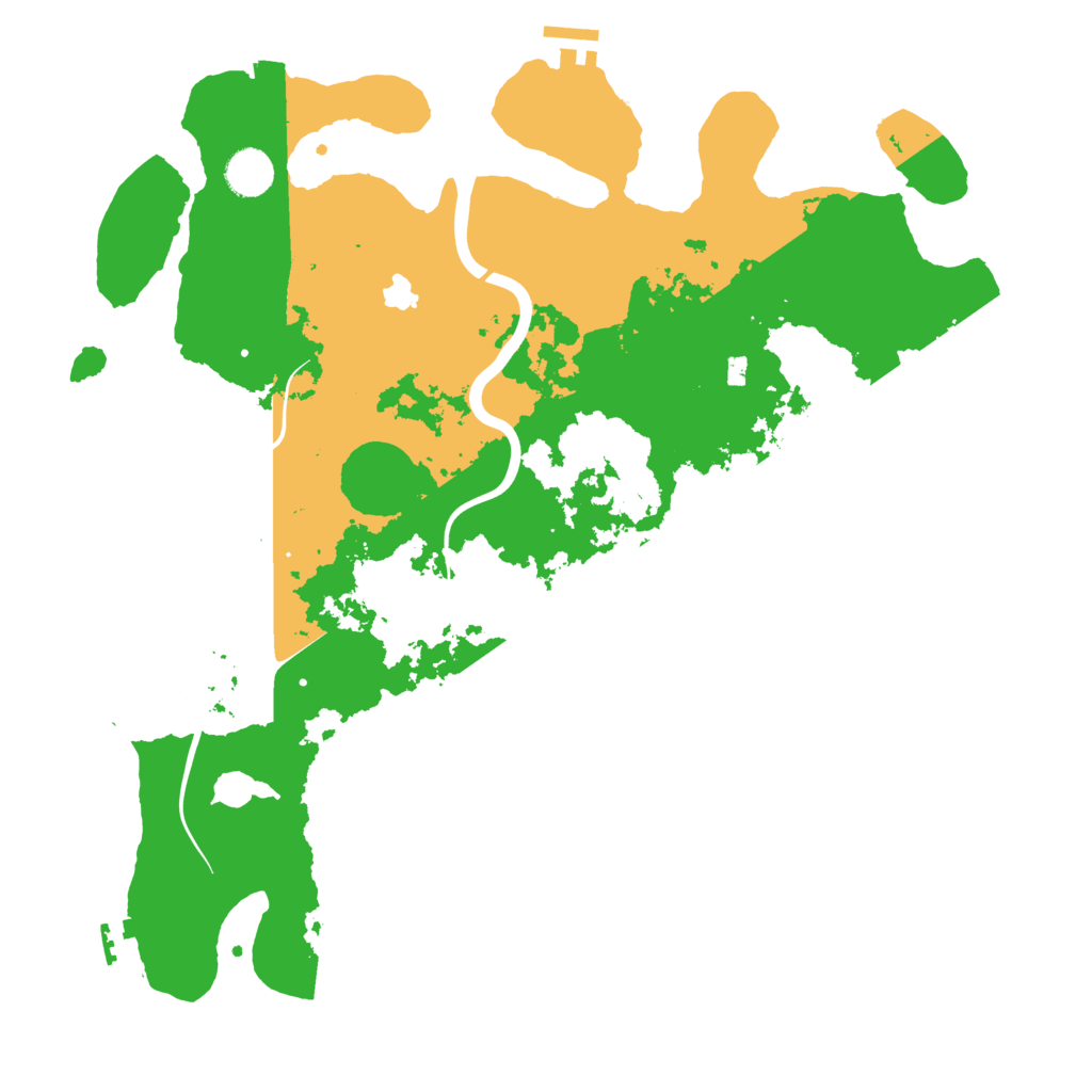 Biome Rust Map: Procedural Map, Size: 4000, Seed: 6996