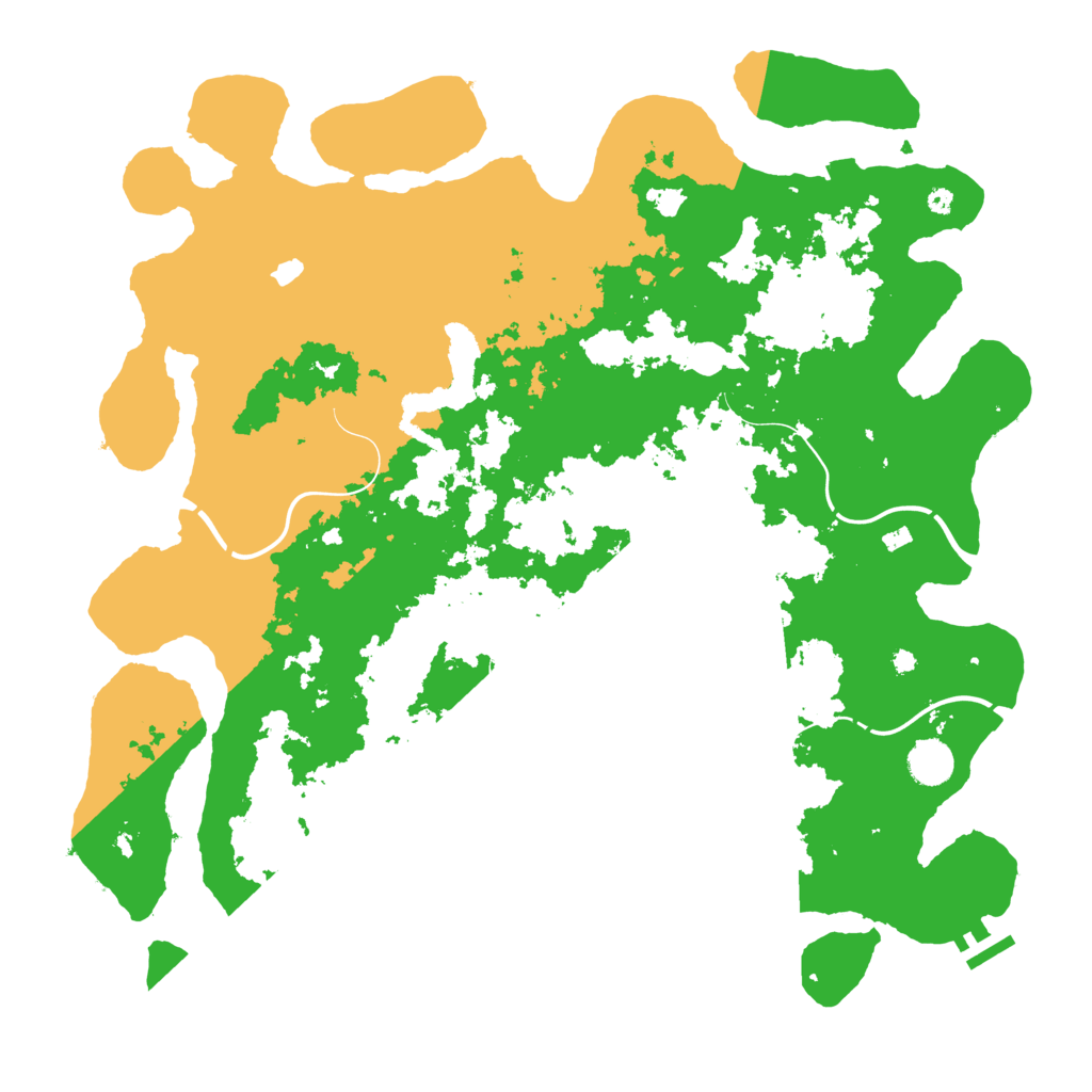 Biome Rust Map: Procedural Map, Size: 4250, Seed: 3377499