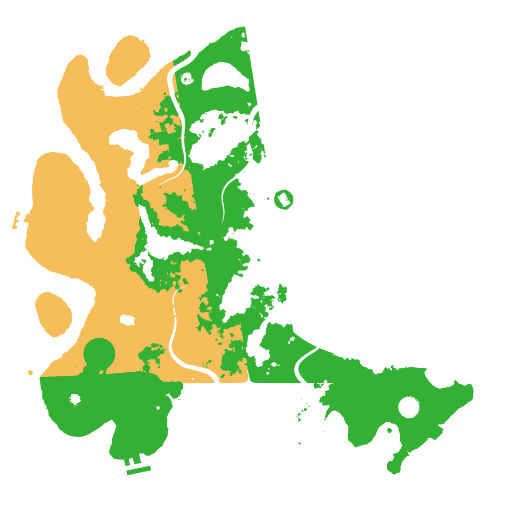 Biome Rust Map: Procedural Map, Size: 4250, Seed: 2535247