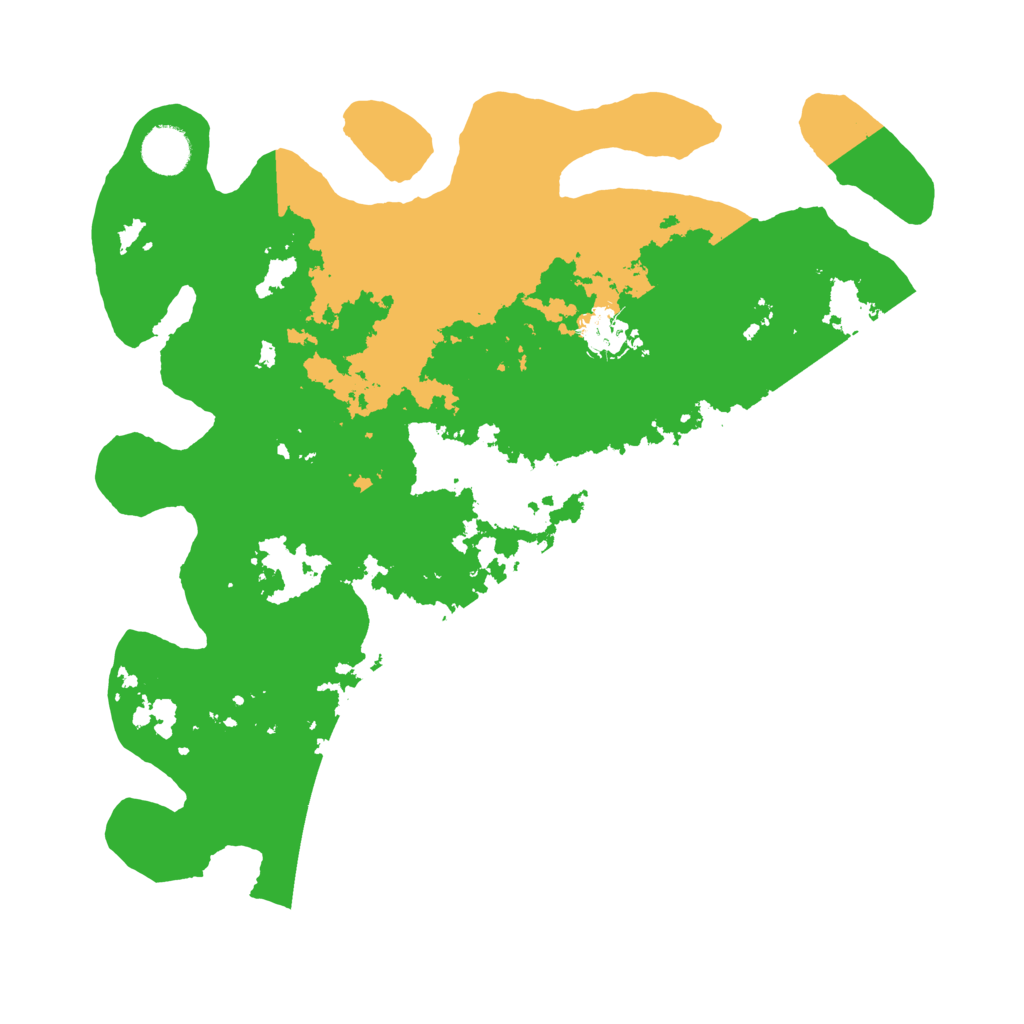 Biome Rust Map: Barren, Size: 3700, Seed: 235