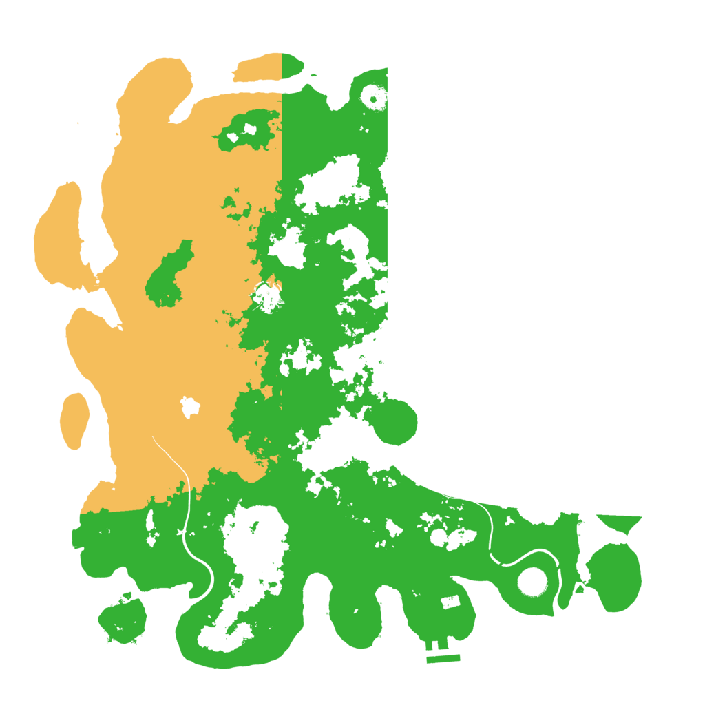 Biome Rust Map: Procedural Map, Size: 4250, Seed: 2855117