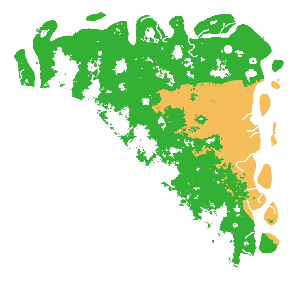 Biome Rust Map: Procedural Map, Size: 6000, Seed: 84487191