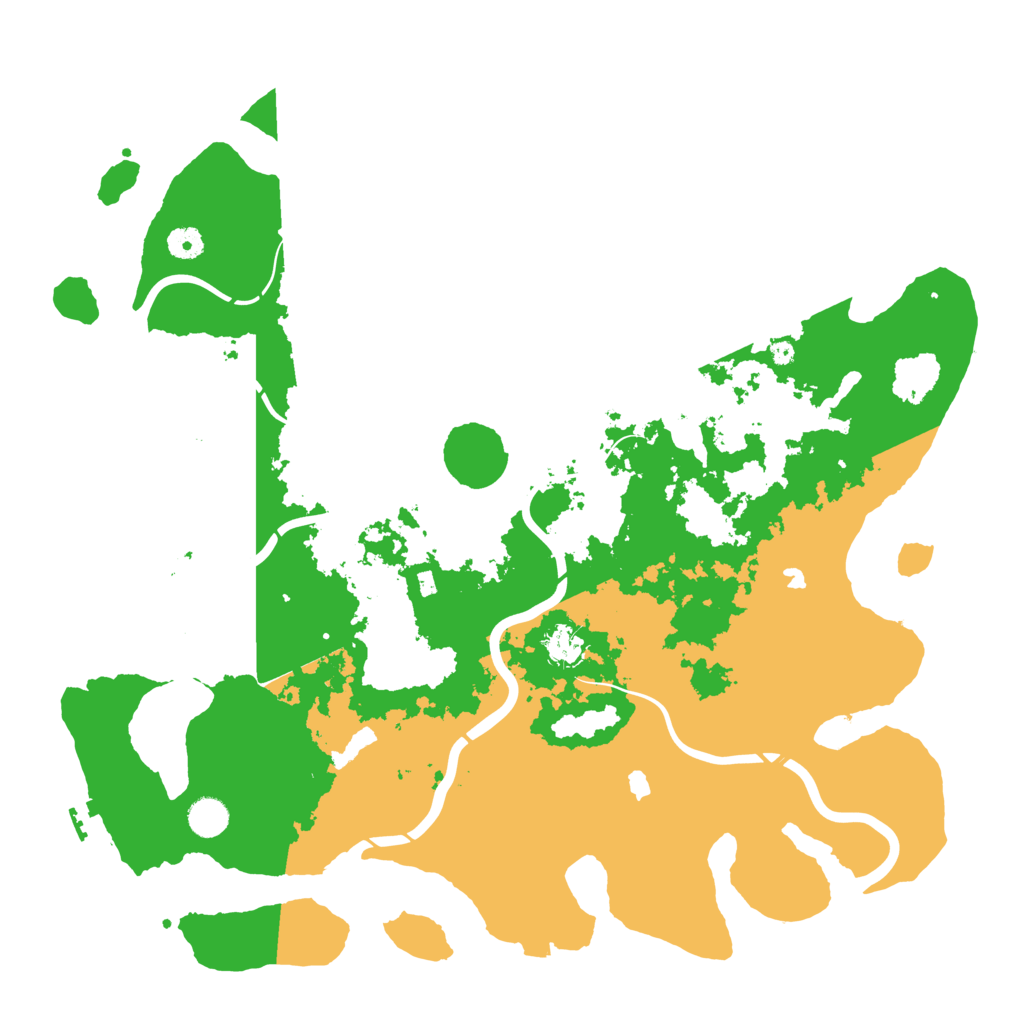 Biome Rust Map: Procedural Map, Size: 4500, Seed: 5428249