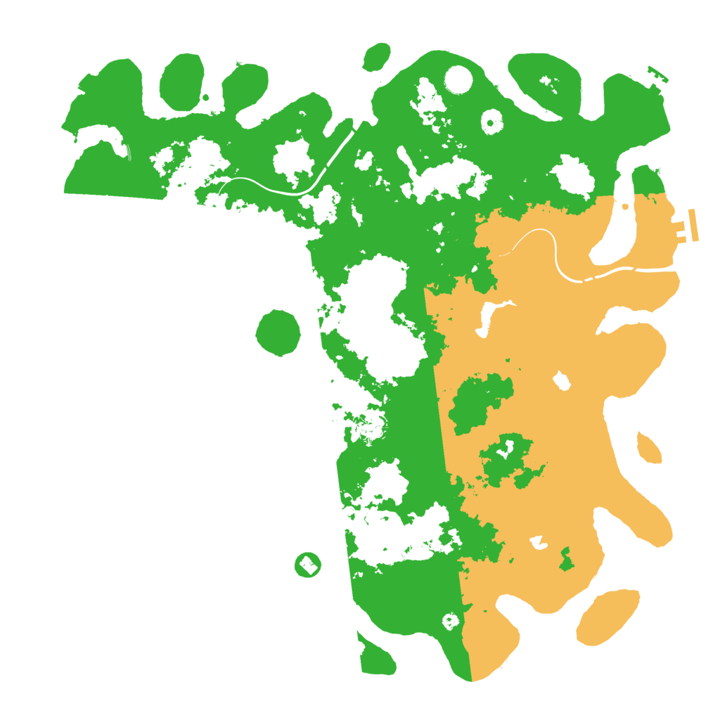 Biome Rust Map: Procedural Map, Size: 4500, Seed: 4282715