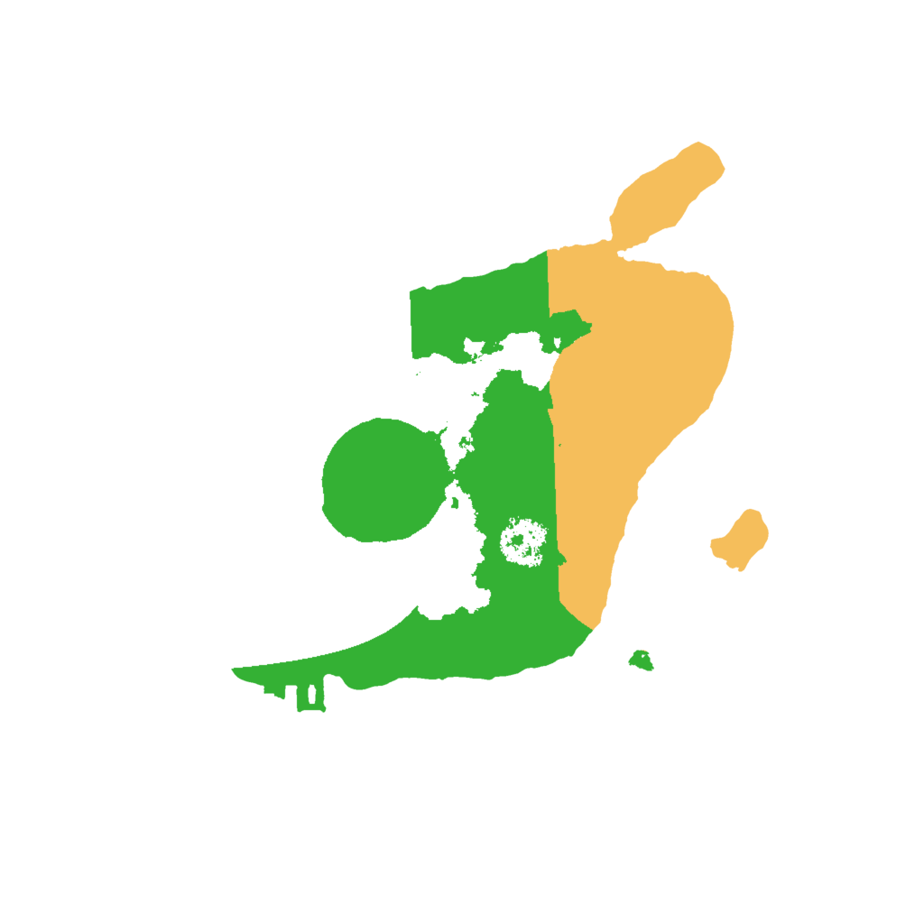 Biome Rust Map: Procedural Map, Size: 2000, Seed: 619694426