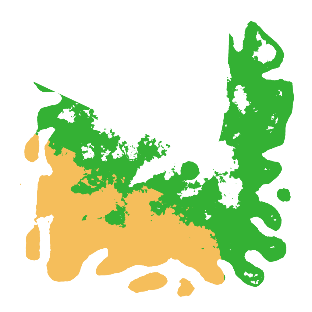 Biome Rust Map: Barren, Size: 4500, Seed: 831049