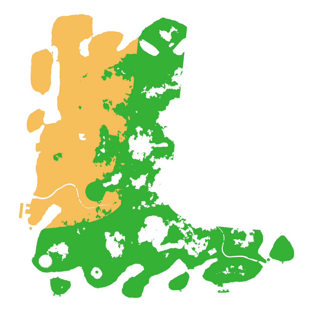 Biome Rust Map: Procedural Map, Size: 4250, Seed: 6124119