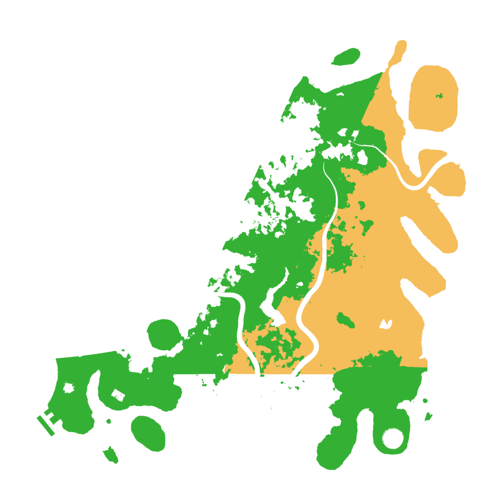 Biome Rust Map: Procedural Map, Size: 4250, Seed: 3552210