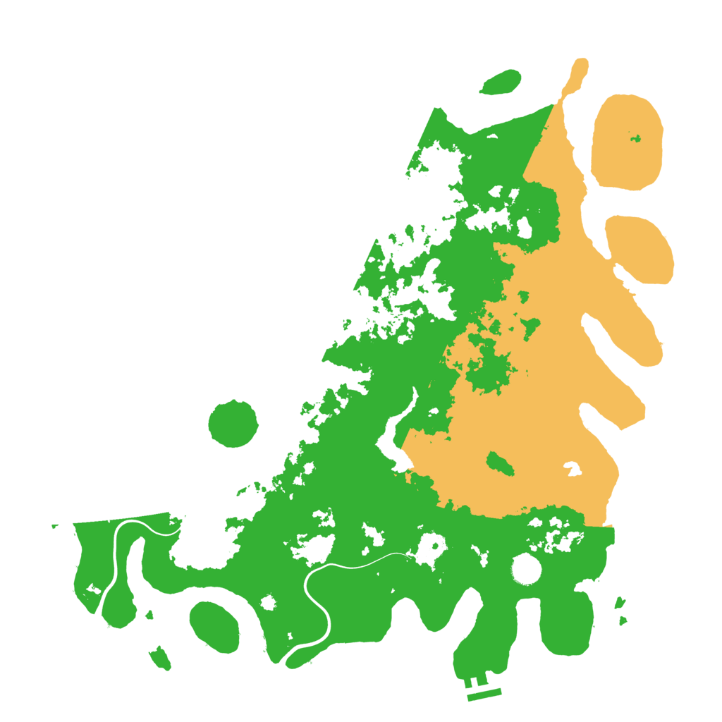 Biome Rust Map: Procedural Map, Size: 4250, Seed: 3552210