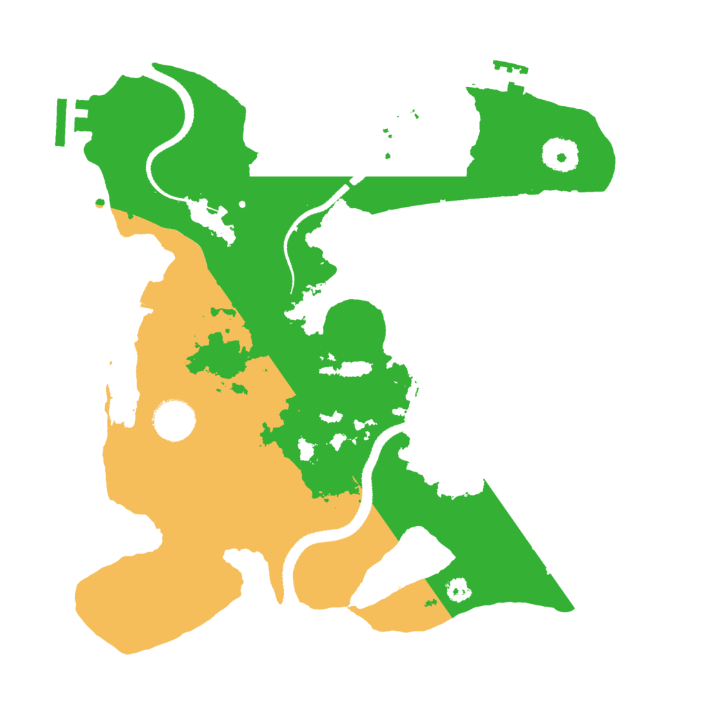 Biome Rust Map: Procedural Map, Size: 3000, Seed: 1139530703