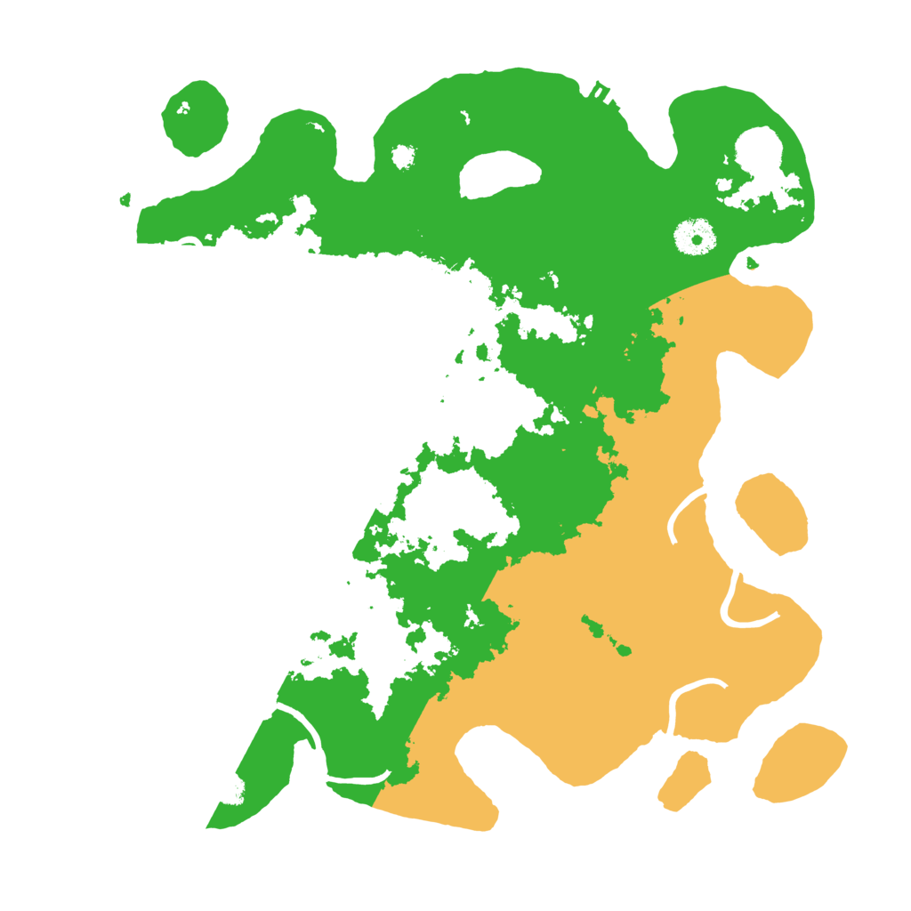 Biome Rust Map: Procedural Map, Size: 3500, Seed: 713355263