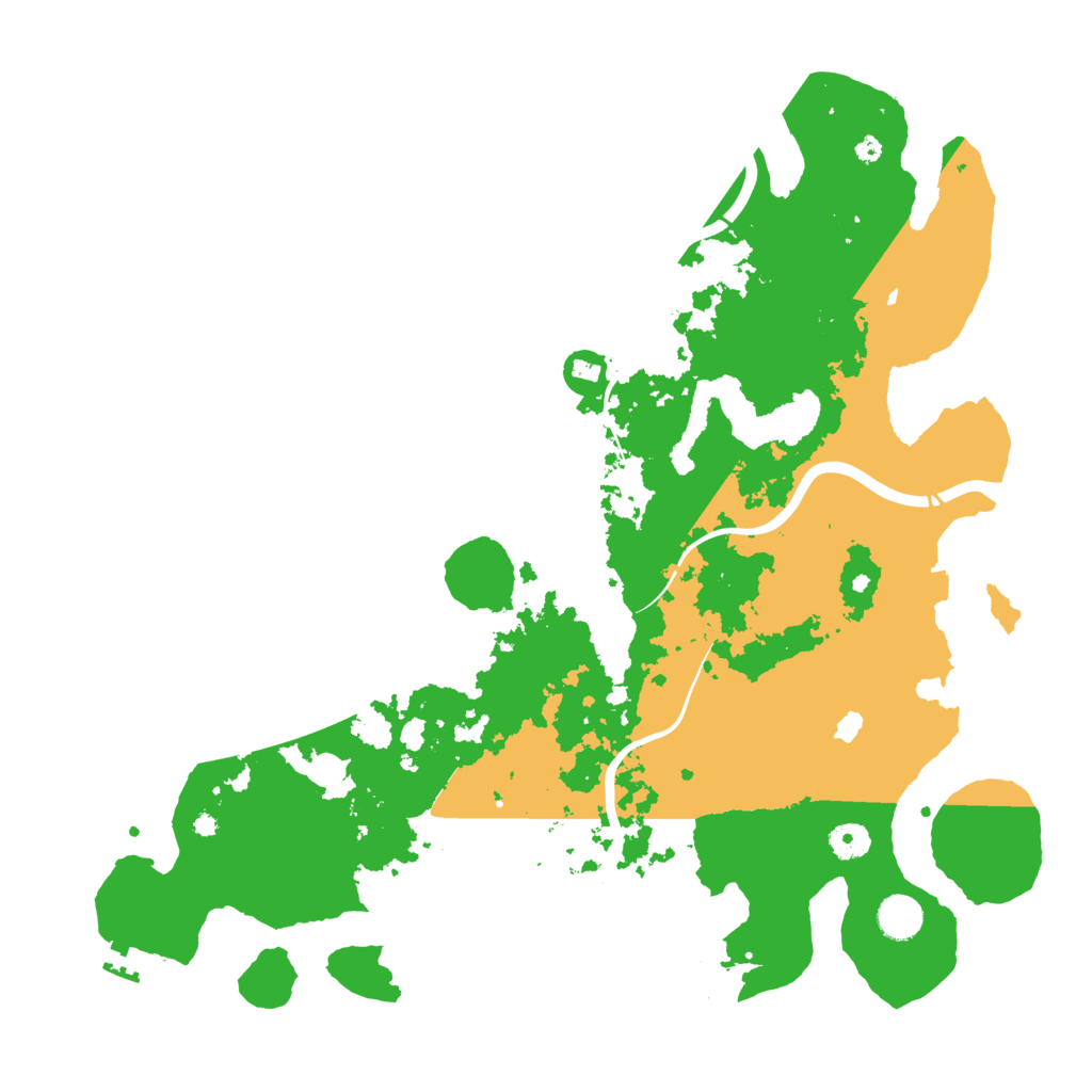 Biome Rust Map: Procedural Map, Size: 4250, Seed: 1434946