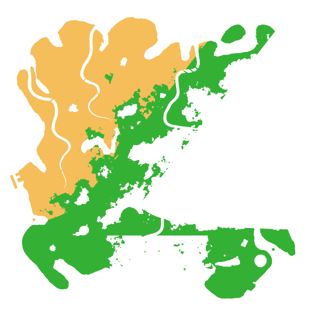 Biome Rust Map: Procedural Map, Size: 4500, Seed: 2272355