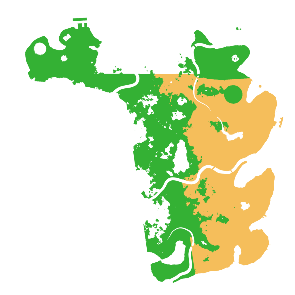 Biome Rust Map: Procedural Map, Size: 4250, Seed: 3171534