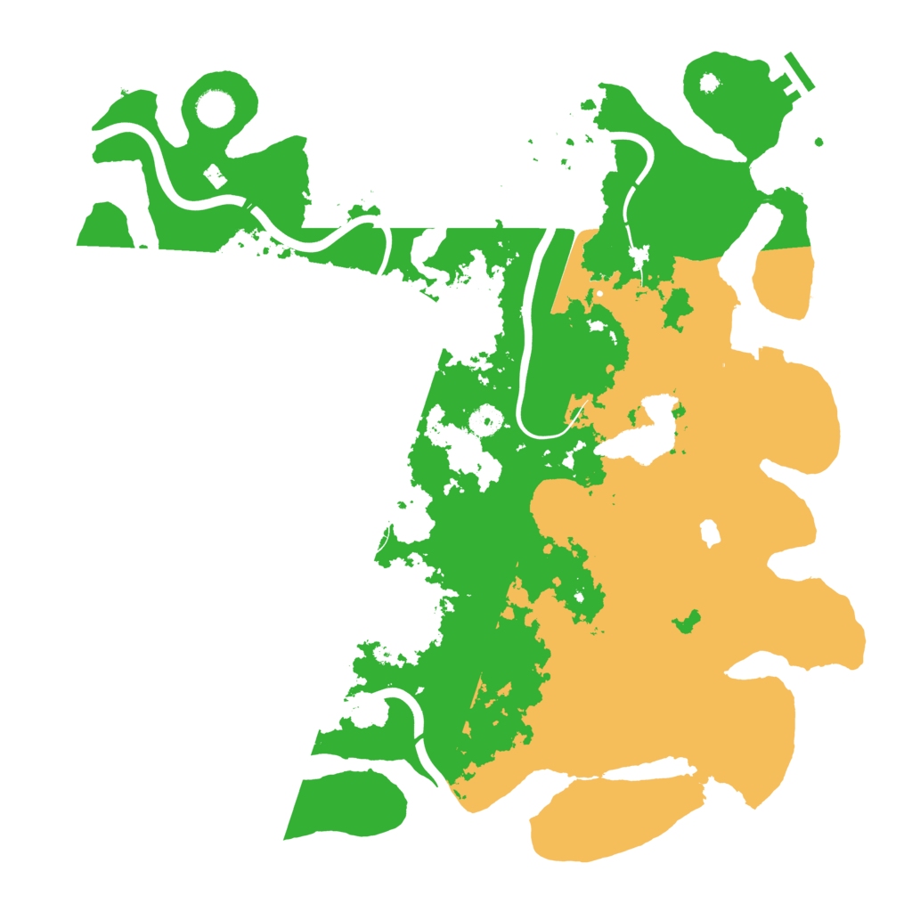 Biome Rust Map: Procedural Map, Size: 4250, Seed: 3288184