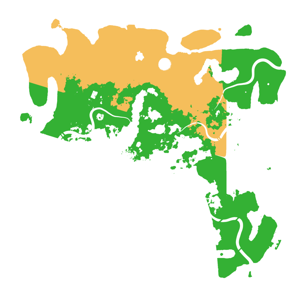 Biome Rust Map: Procedural Map, Size: 4250, Seed: 2123881