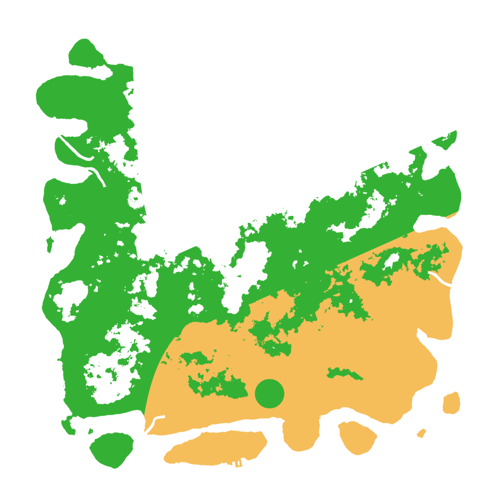 Biome Rust Map: Procedural Map, Size: 4500, Seed: 5135805