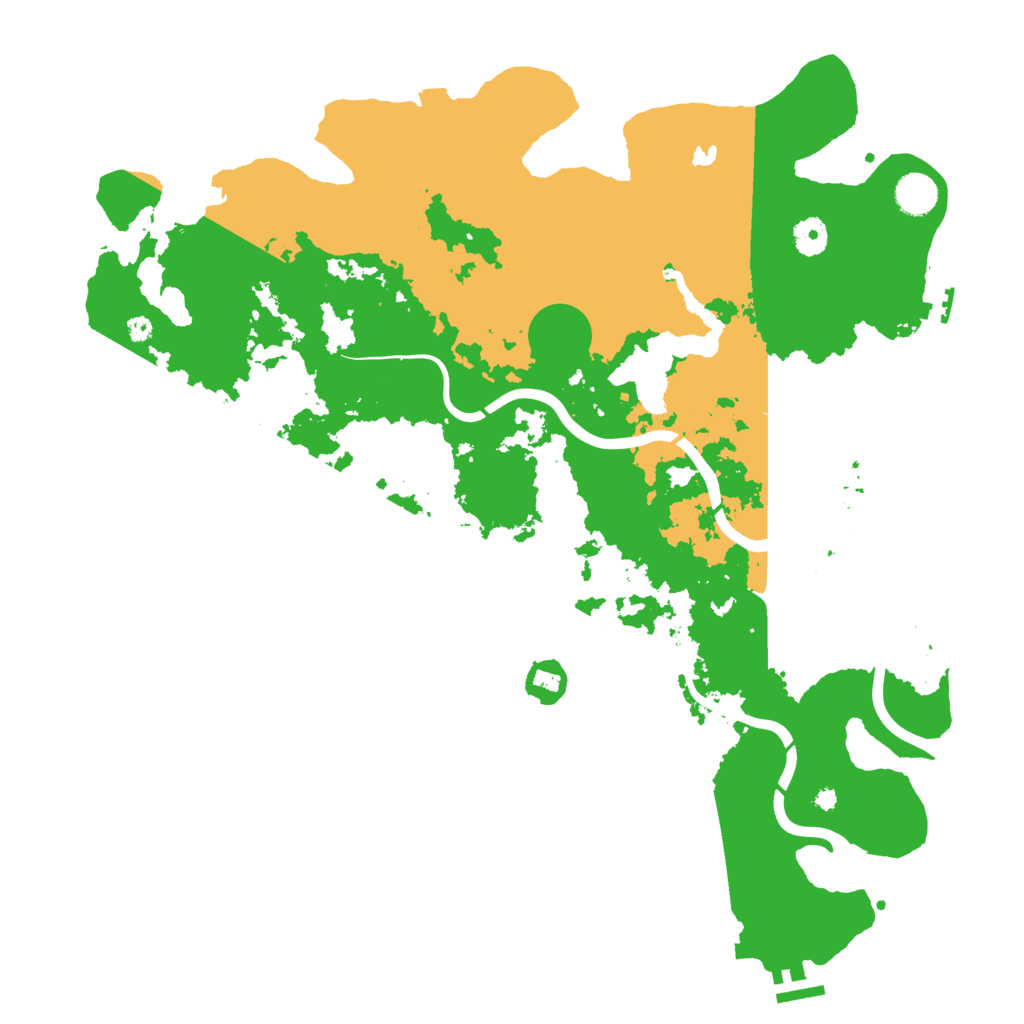 Biome Rust Map: Procedural Map, Size: 4250, Seed: 2527475