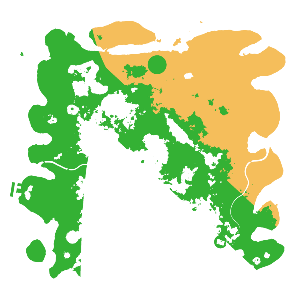 Biome Rust Map: Procedural Map, Size: 4250, Seed: 5764580