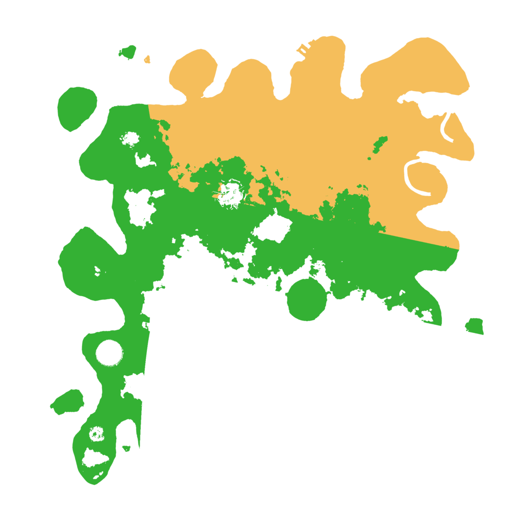 Biome Rust Map: Procedural Map, Size: 3500, Seed: 216162777