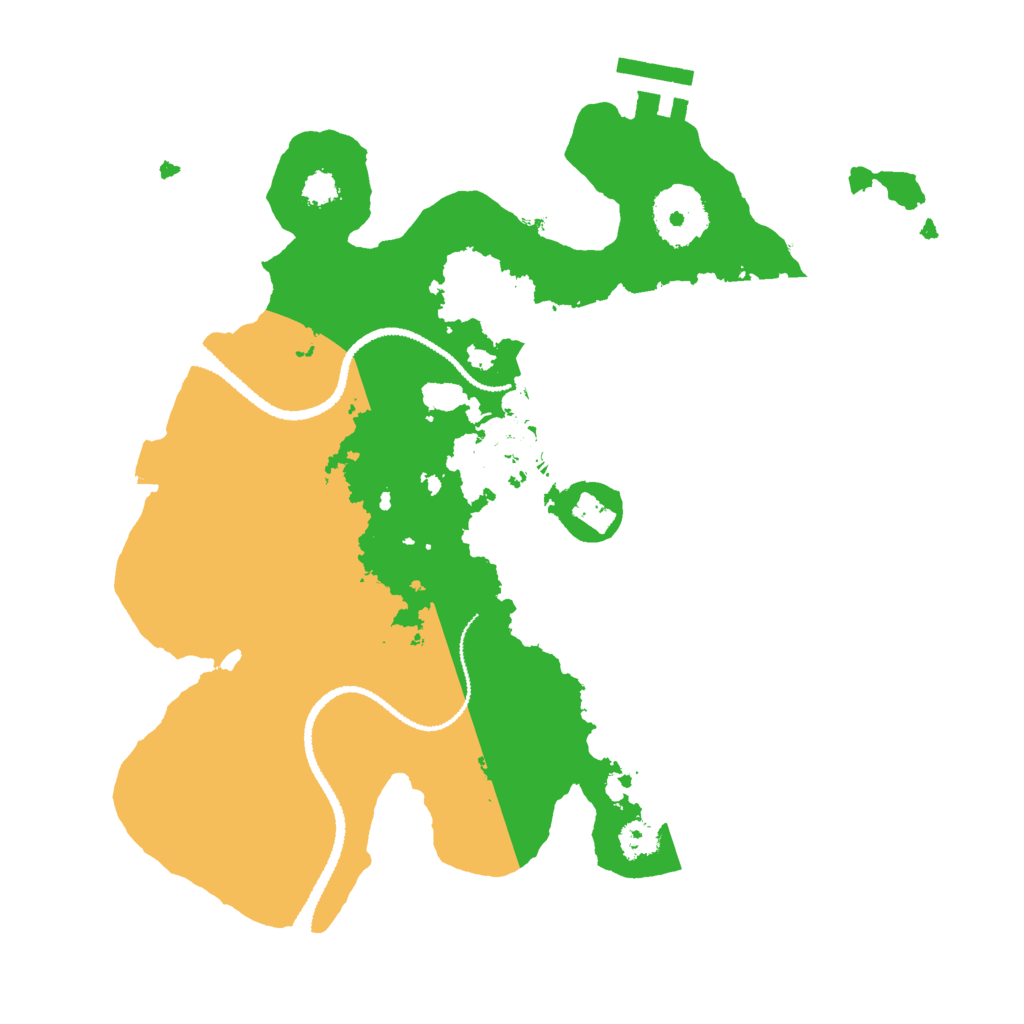 Biome Rust Map: Procedural Map, Size: 2700, Seed: 5433