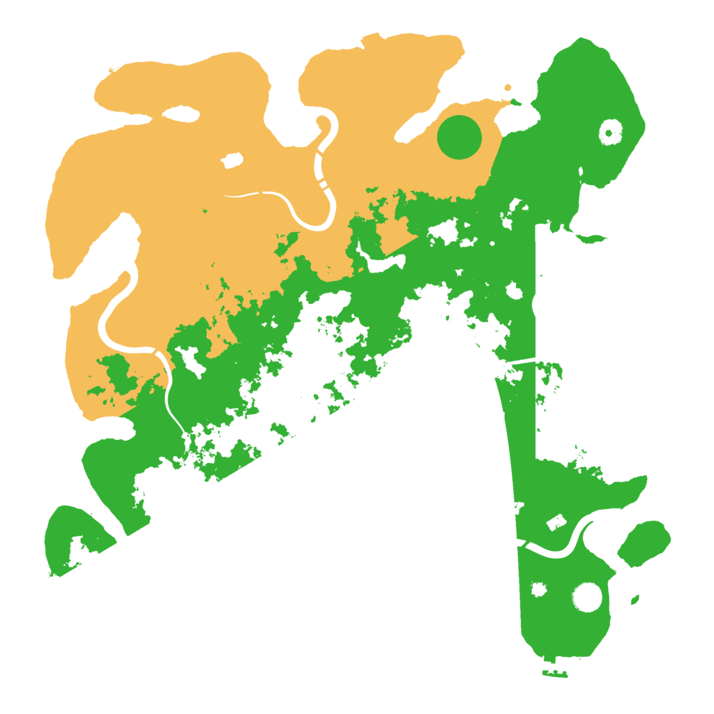 Biome Rust Map: Procedural Map, Size: 4250, Seed: 909302