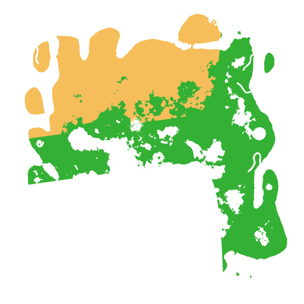 Biome Rust Map: Procedural Map, Size: 4250, Seed: 621025