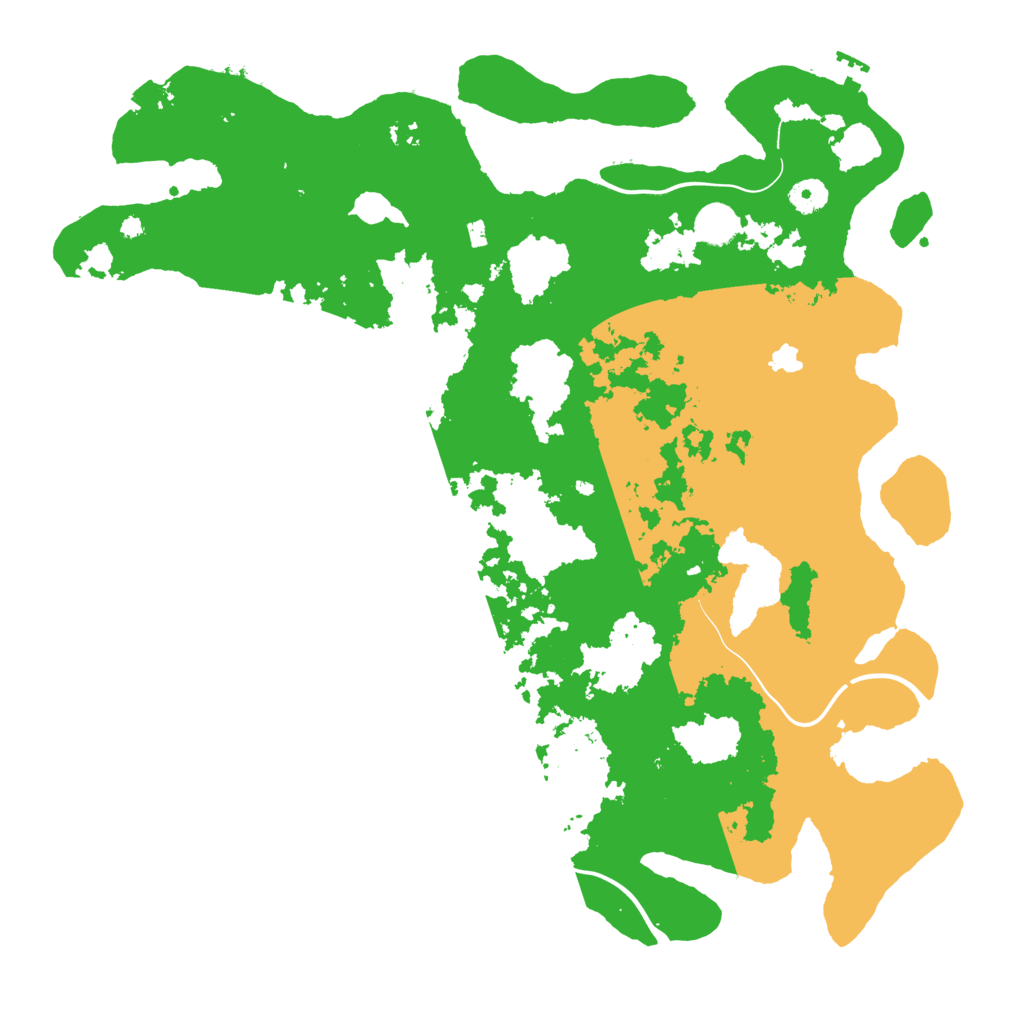 Biome Rust Map: Procedural Map, Size: 4250, Seed: 4180410