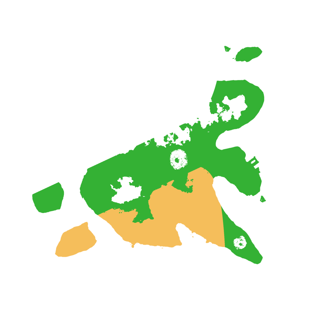 Biome Rust Map: Procedural Map, Size: 2500, Seed: 269483404